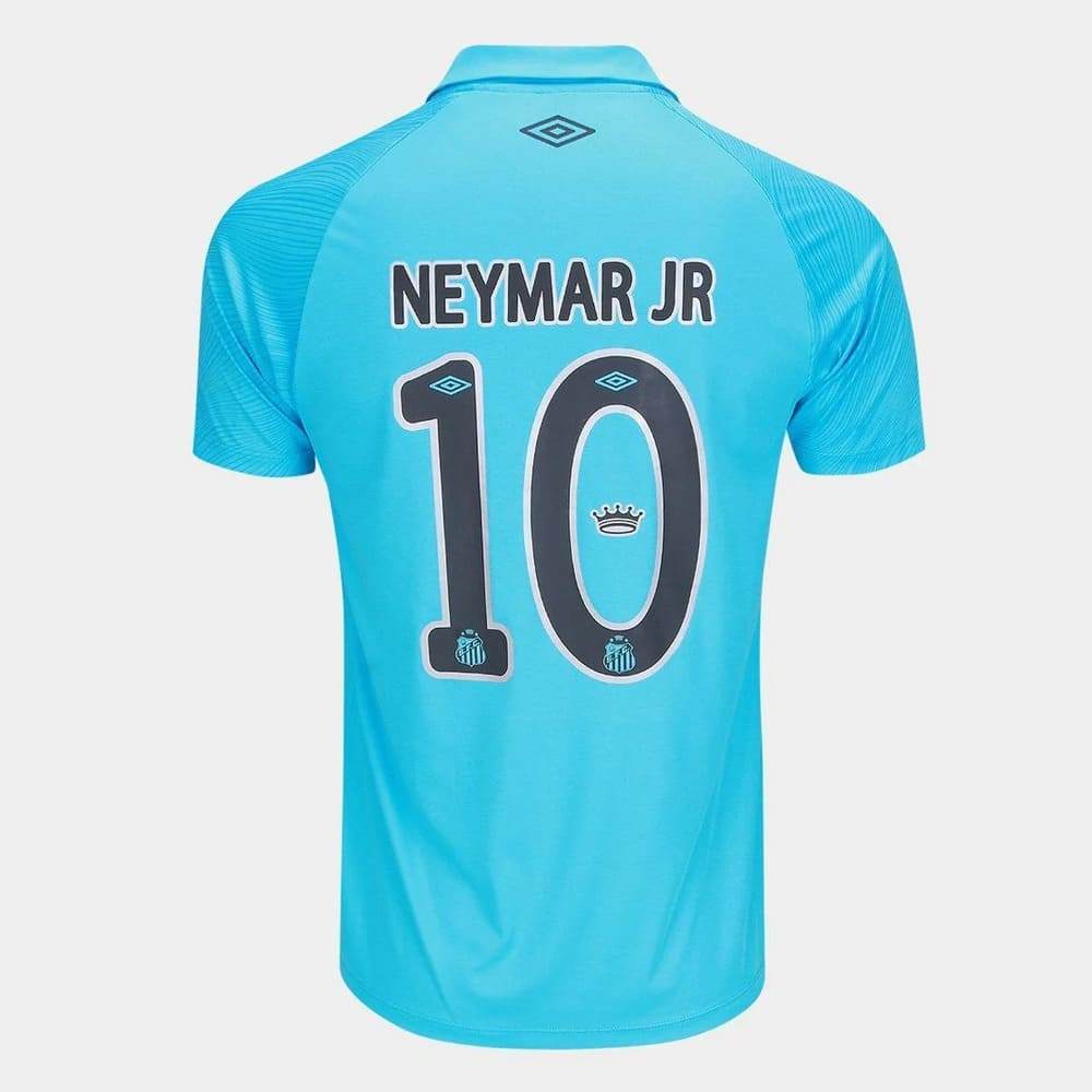Camisa Santos Ed. Especial Umbro 2025 Torcedor Neymar Jr 10 Azul