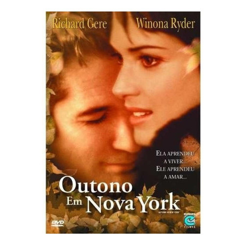 Dvd Outono Em Nova York- Richard Gere/ Widona Ryder- Lacrado