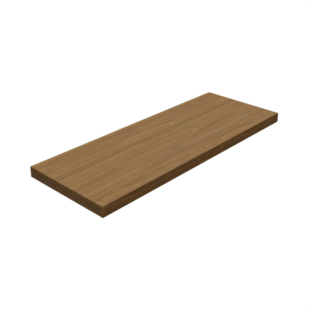 Kit Prateleira Freijó 30X20 Com Suporte Flutuante Mdf Organizadora Decoração Cozinha Quarto Banheiro