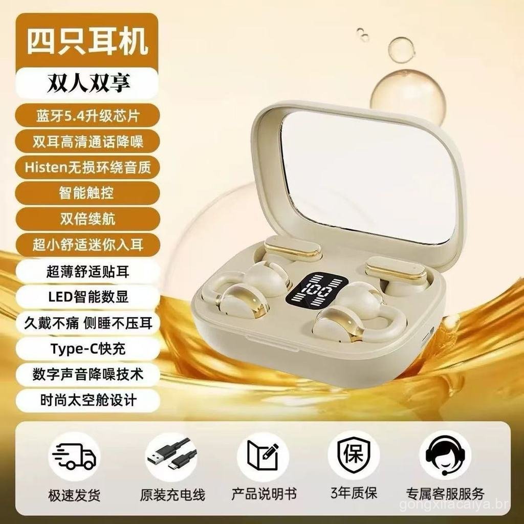    Fones de Ouvido Bluetooth Sem Fio Q10 Q8 Binaural OWS Clip-on In-ear Over-ear Esportivos Fones de Ouvido Bluetooth Se