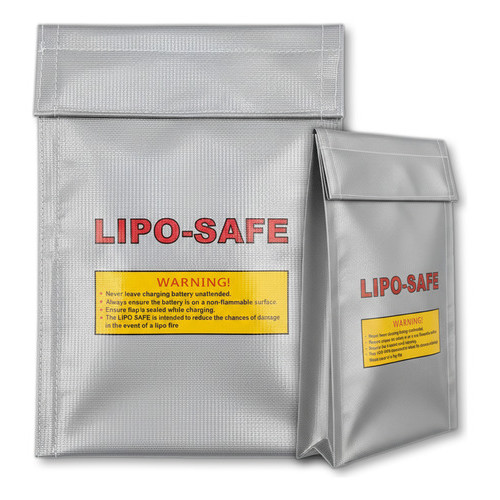 Bag Bolsa Saco Para Baterias Lipo Antichamas Lipo Safe Leão