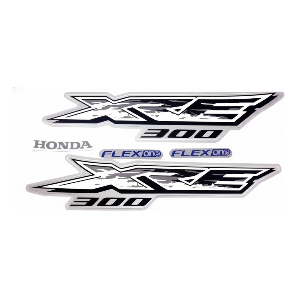 Jogo Kit Adesivo Honda Xre 300 2017 / 2018 Preta