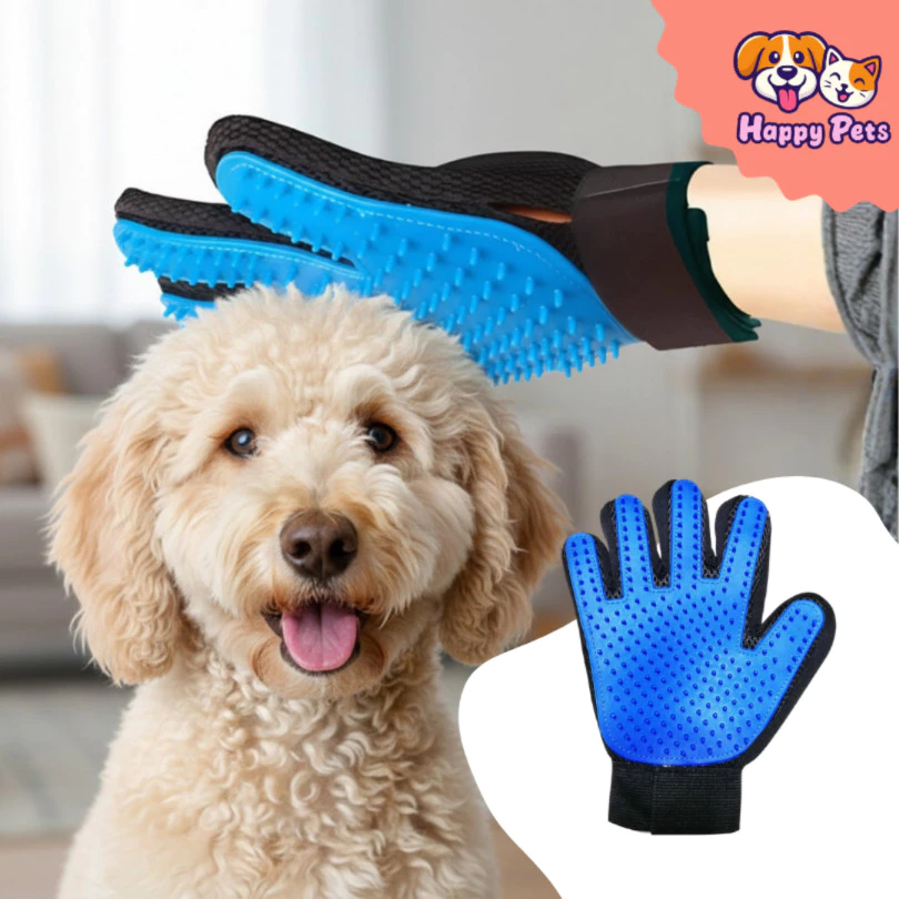 Luva Escova Remove E Tira Pelos Para Cães Gatos Pets Eficiente Prática Acessível E Confortável