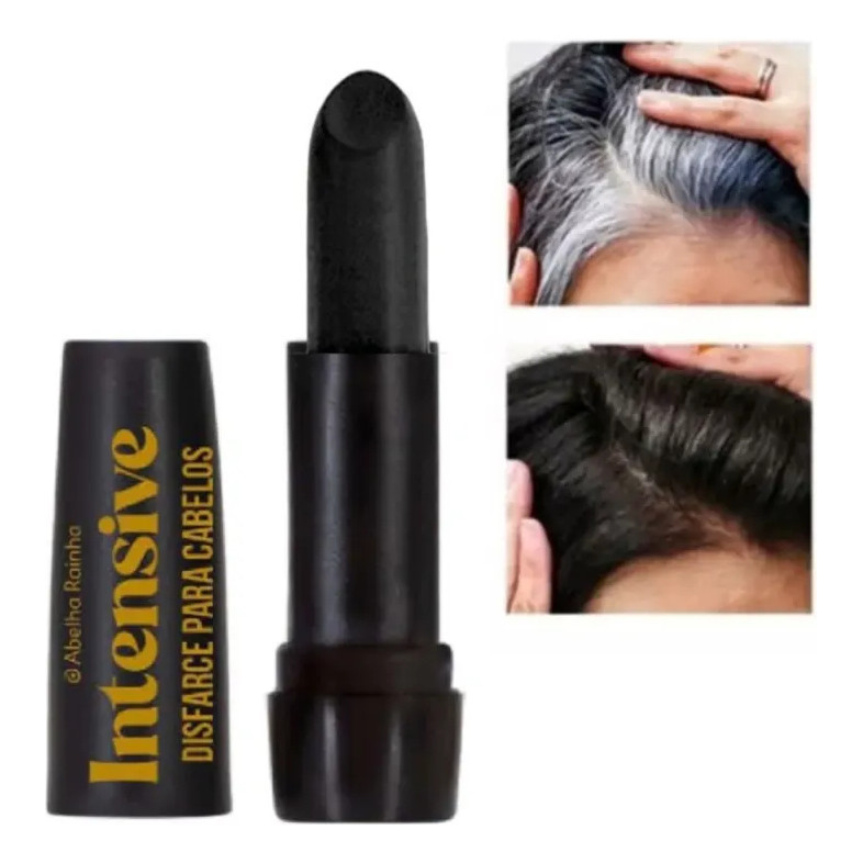 Kit 3 Bastão Preto Disfarce Cabelos Brancos Abelha Rainha