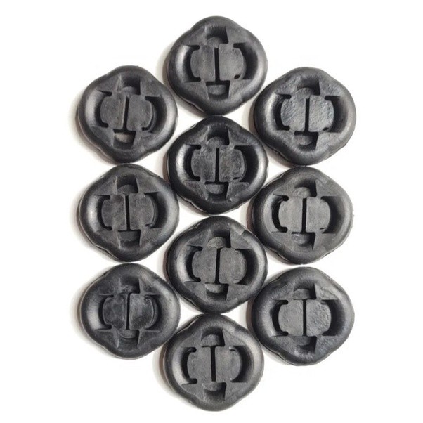 Coxim escapamento Caverinha linha VW Gol Voyage Parati Saveiro Kit com 10 Peças