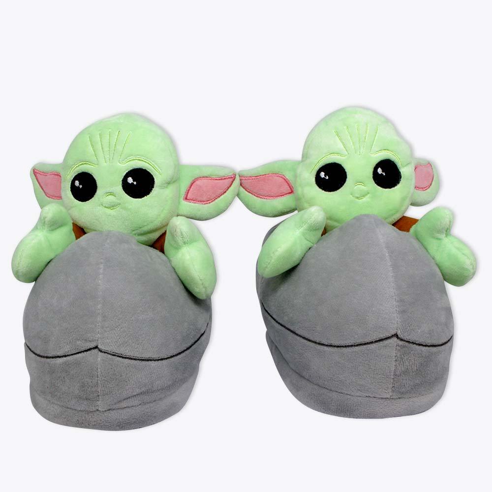 Pantufa 3D Baby Yoda -  The Mandalorian em Oferta na Shopee