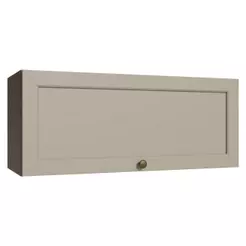 Armário Aéreo 80 cm 1 Porta Basculante Rustic/Crema Vik Madesa