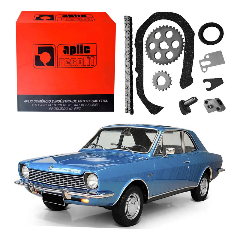 Kit Corrente Completo Ford Corcel 1.4 Cht 1973 A 1978