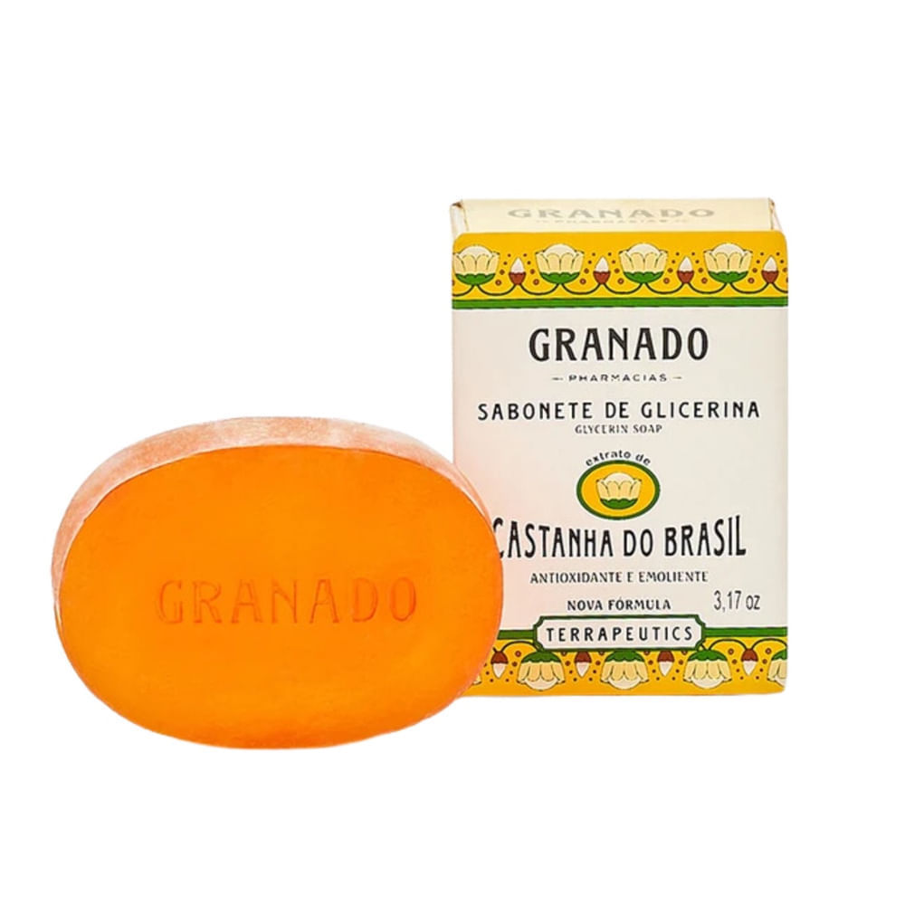 Sabonete Granado Glicerina Terrapeutics Castanha do Brasil 90g em Oferta na Shopee