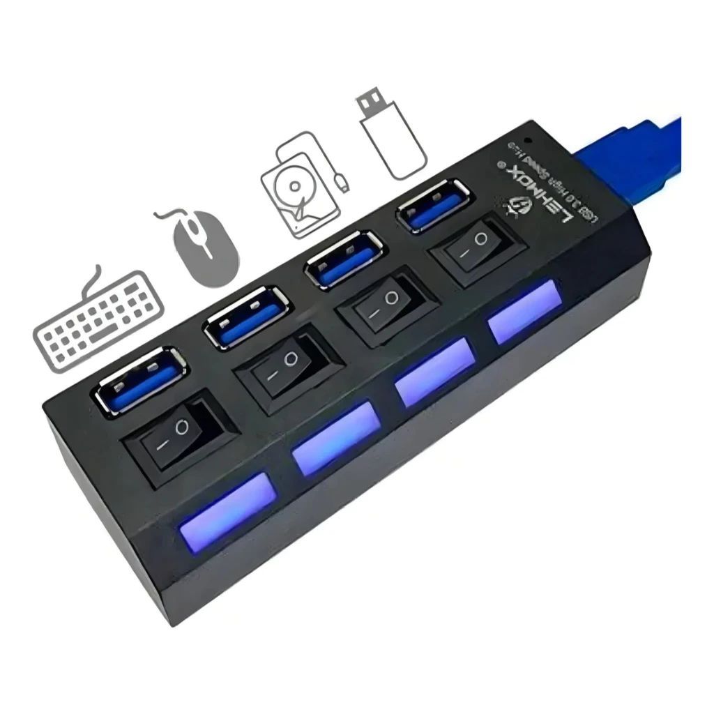 Cabo Hub Usb Extensor 4 Portas Usb 2.0 Premium. · foto 2