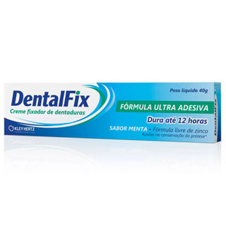 Fixador Dentadura Dentalfix Menta Creme 40g em Oferta na Shopee