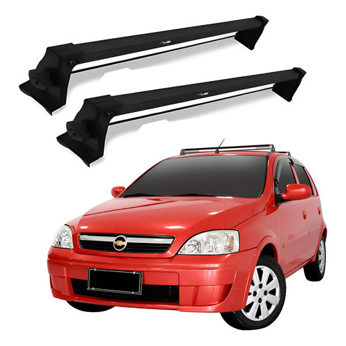 Rack Teto Corsa Max E Joy Sedan/hatch 2004 Até 2012 4 Portas