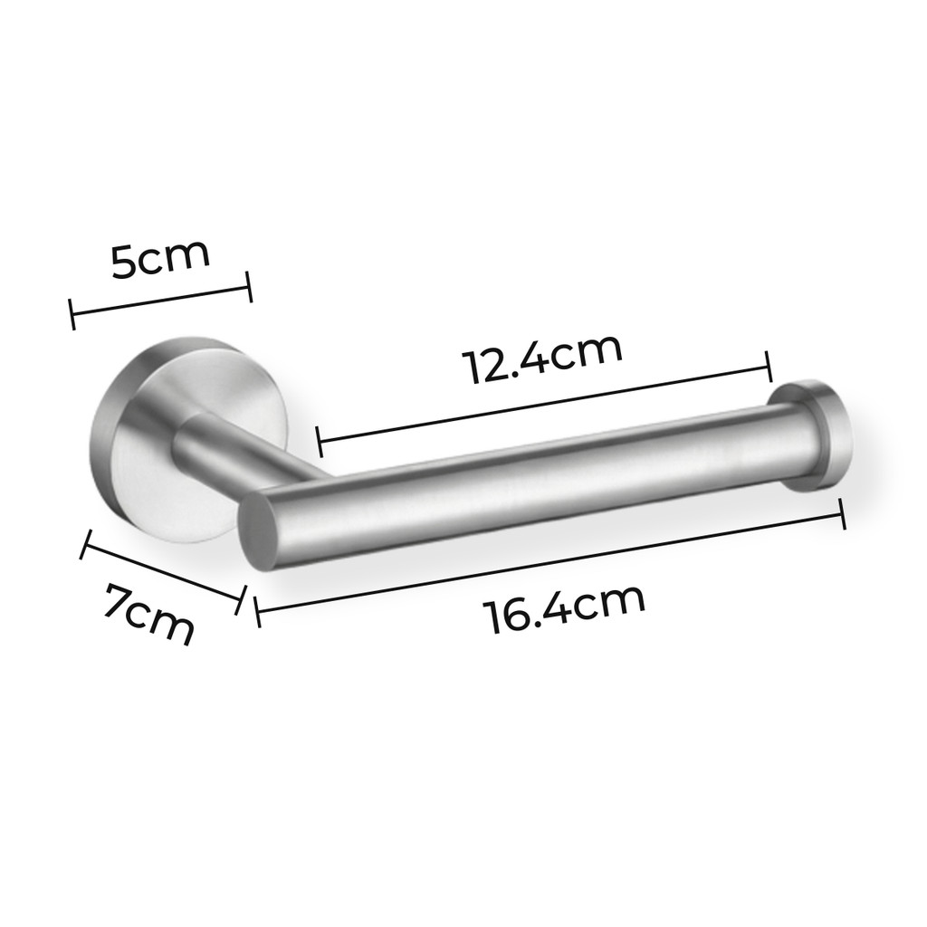 Kit Acessórios Suporte Lavabo Banheiro Papel Higiênico Toalheiro Inox 4 Peças Moderno · foto 2