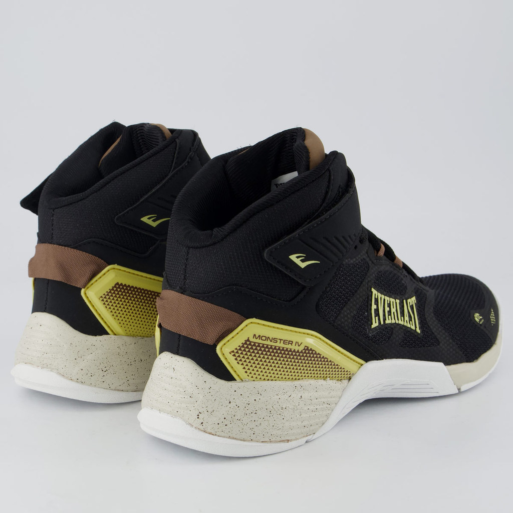 Tênis Everlast Monster 4 Preto e Amarelo · foto 2