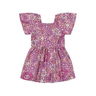 Vestido Infantil Menina Floral Alegre Elian Rosa em Oferta na Shopee