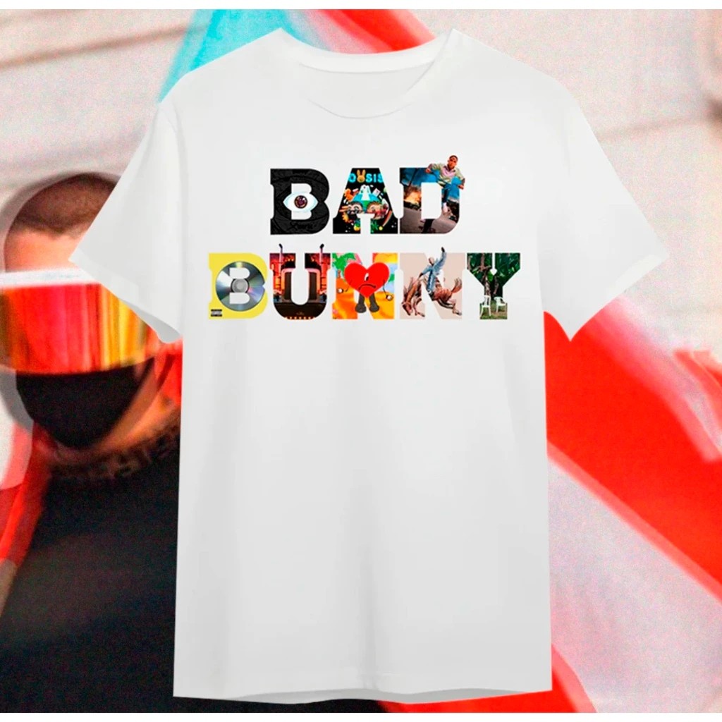 Camiseta Masculina Rock Arte Tipográfica Estampada Lançamento Camiseta 100% Algodão Camisetão  Oversized - Ohana