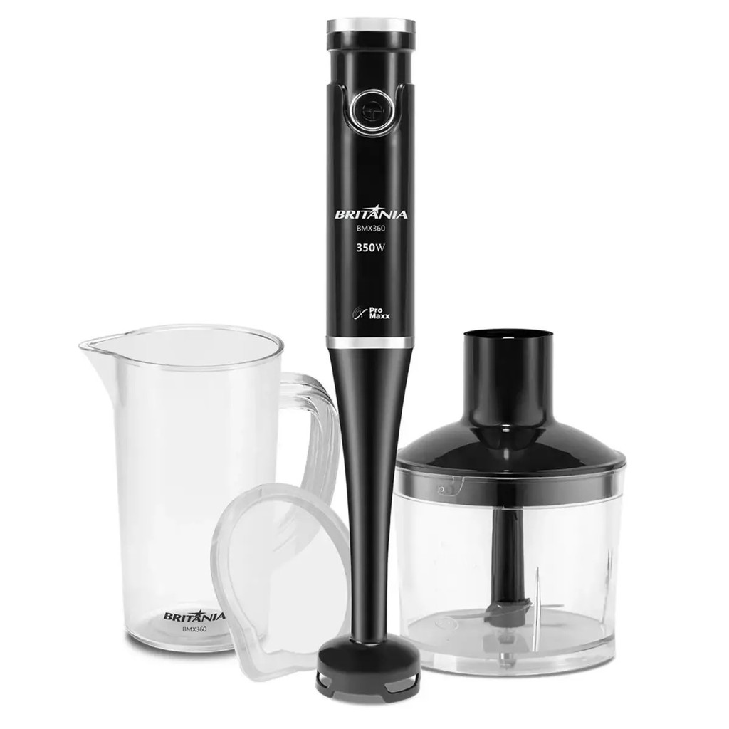 Mixer Britânia Lâminas Pro Maxx 2 em 1 350W BMX360 220V