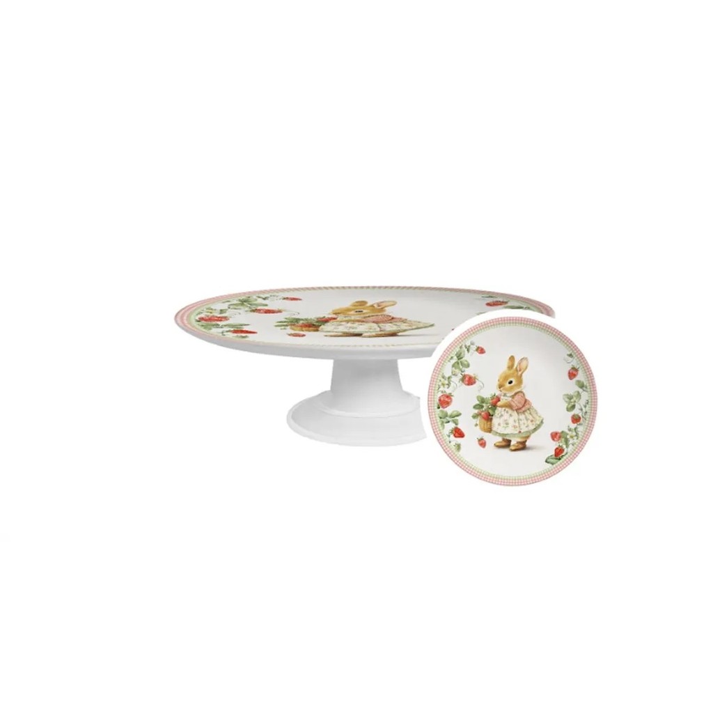 Boleira Pequena Pascoa Doce Encanto Coelho Branco 1ª Linha