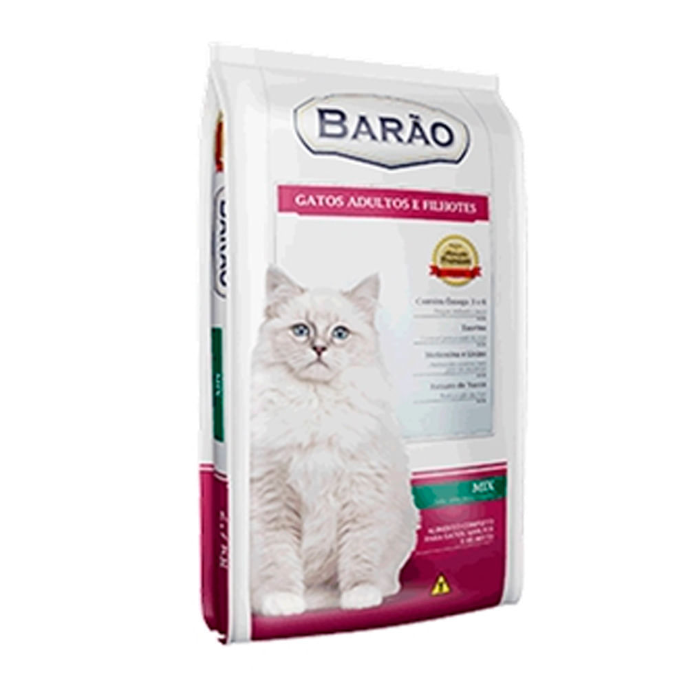 Ração para Gatos Barão Adultos e Filhotes Sabor Mix 1kg em Oferta na Shopee