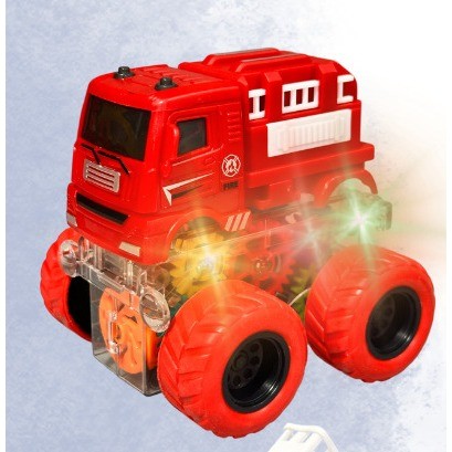 Mini Carrinho De Fricção Caminhão De Bombeiro E Lixeiro 4x4 Big Foot Caminhão De Brinquedo