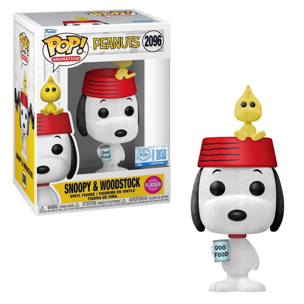 Boneco Funko Pop! Exc Snoopy - Snoopy & Woodstock (Flocked) em Oferta na Shopee