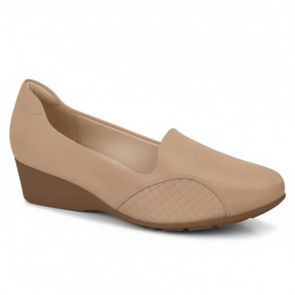 Sapato Modare Feminino Nude Napa Elegante Casual