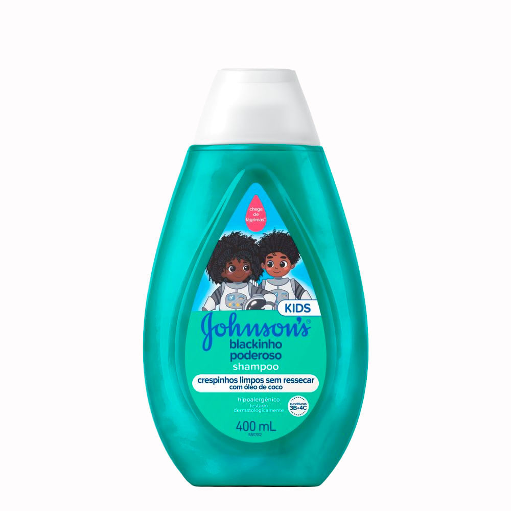 Shampoo Johnson's Kids Blackinho Poderoso 400ml