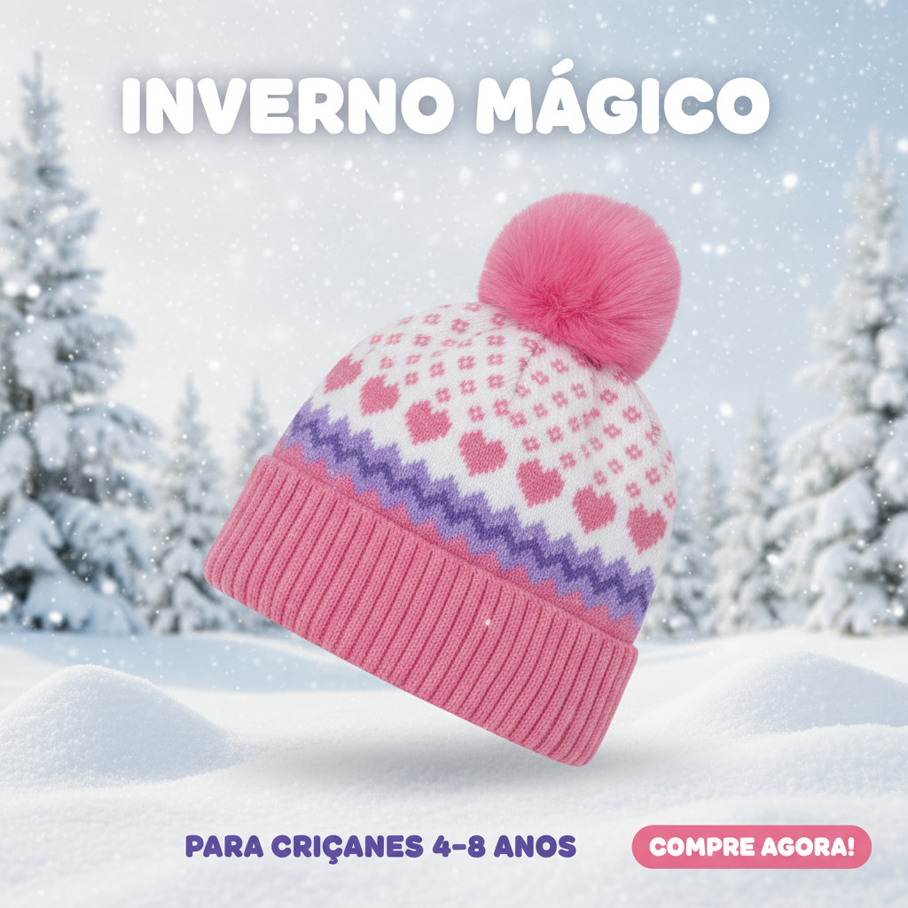 Gorro Touca Longo Infantil Menino Menina Tricotado Quente Fashion em Oferta na Shopee