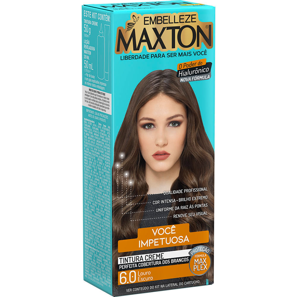 Kit Prático Maxton Louro Escuro Conquista  6.0 em Oferta na Shopee