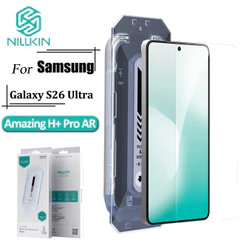 Nillkin Vidro Temperado Para Samsung Galaxy S26 Ultra Japão AGC 0.2 Mm Fino Borda 2.5D Protetor De Tela De Proteção UV