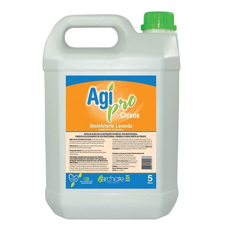Desinfetante AgiPro Cleene Lavanda 5 Litros 1813 Archote