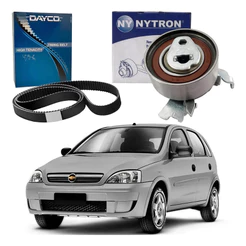 Kit Correia Dentada Tensor Corsa Novo 1.0 2002 A 2012