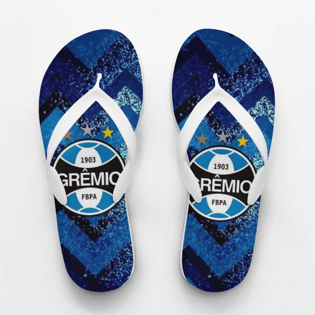 Chinelo Estampado Gremio Adulto e Infantil Antiderrapante 23 ao 44