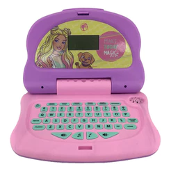 Laptop Infantil Educativo Barbie Charm Tech Bilíngue - Candide