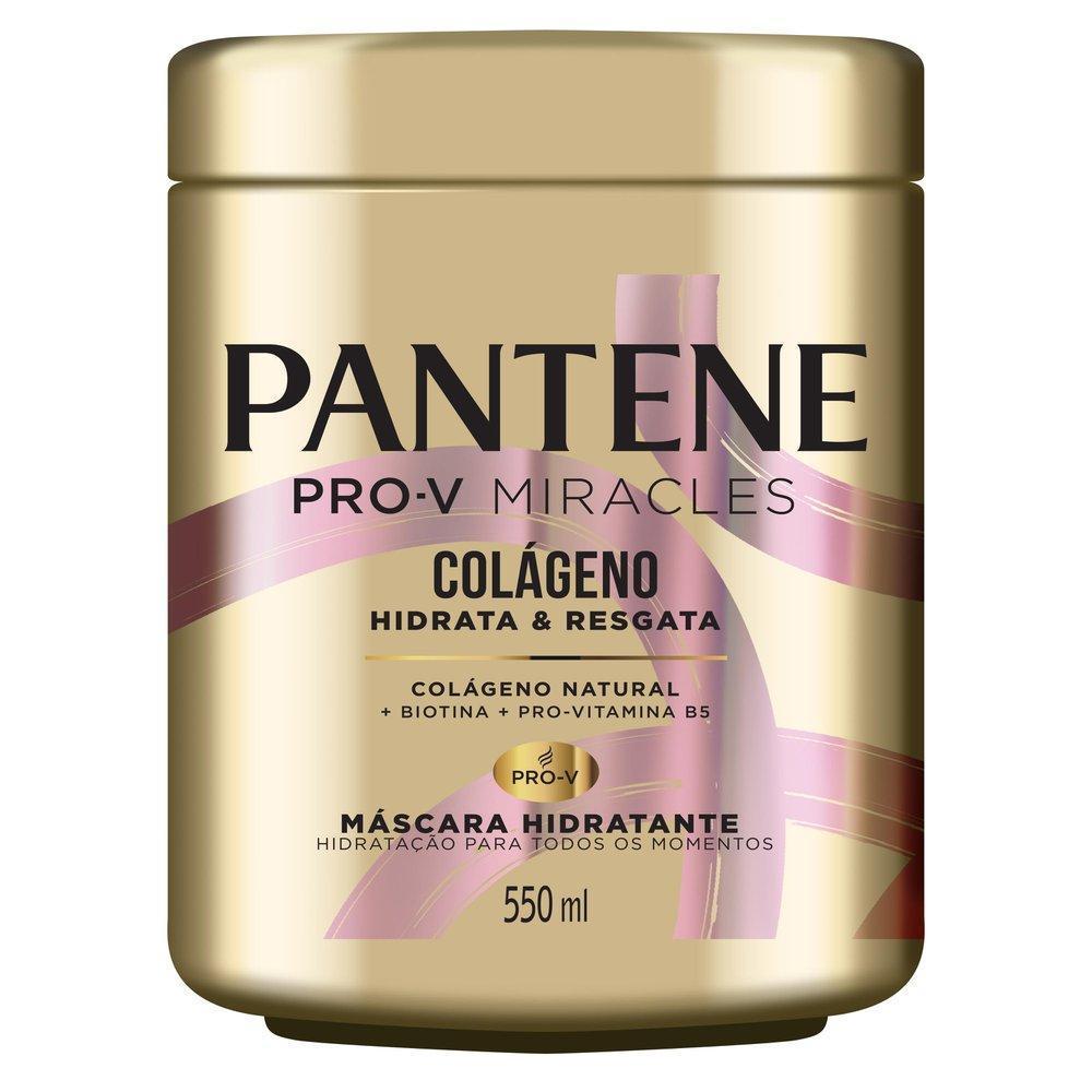Máscara Hidratante Pantene Colágeno Hidrata e Resgata 550ml em Oferta na Shopee
