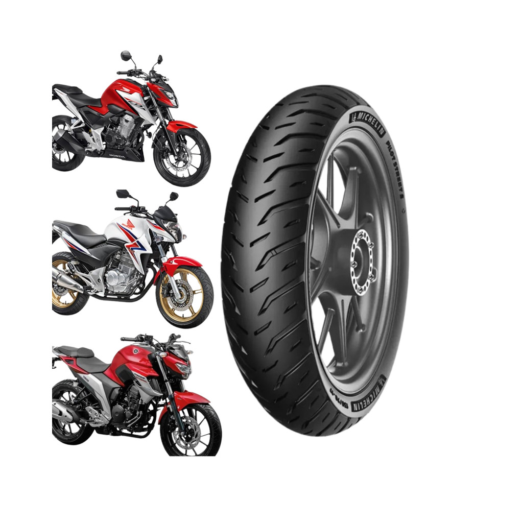 Pneu Traseiro CB Twister/Fazer 250/CB 300/MT03/-140/70-17 Michelin PILOT STREET 2