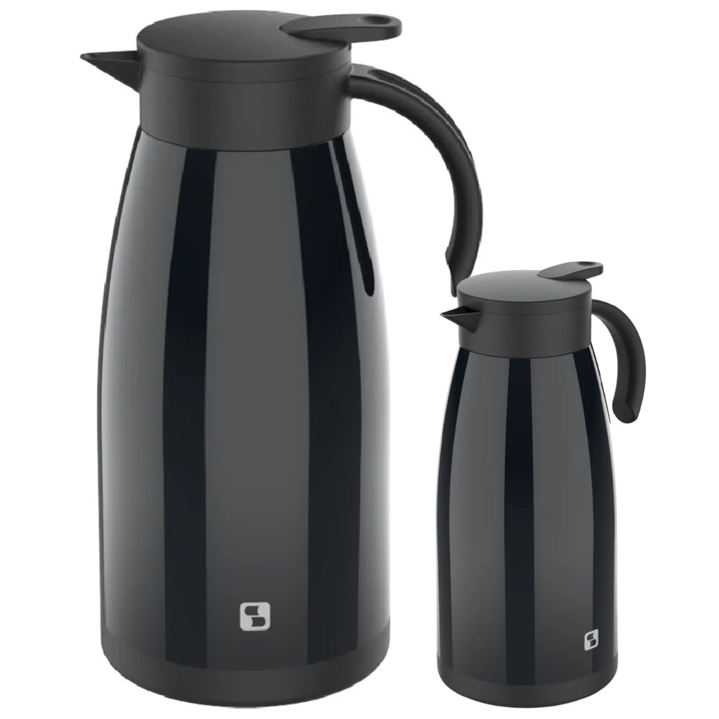Bule Térmico Elegance 1,5 Litros Preto Soprano