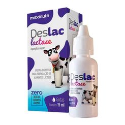 Deslac Lactase Zero Açúcar Gotas 15ml Maxinutri