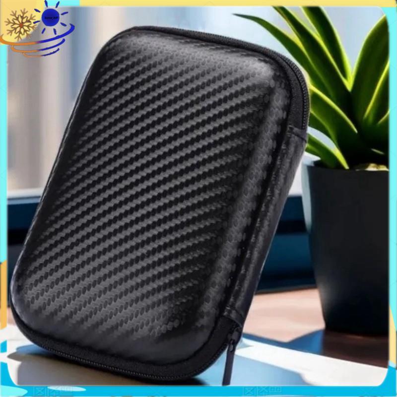 Estojo De Disco Rígido Portátil Para Componentes E Acessórios De Computador , Couro Sintético , Design Compacto Viagens 