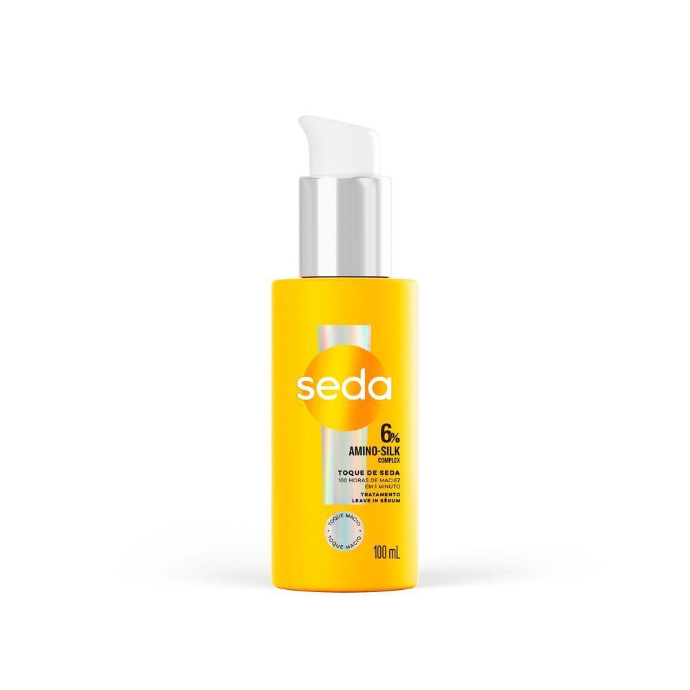 Leave In Sérum Seda Amino Silk 6% Toque de Seda 100ml em Oferta na Shopee