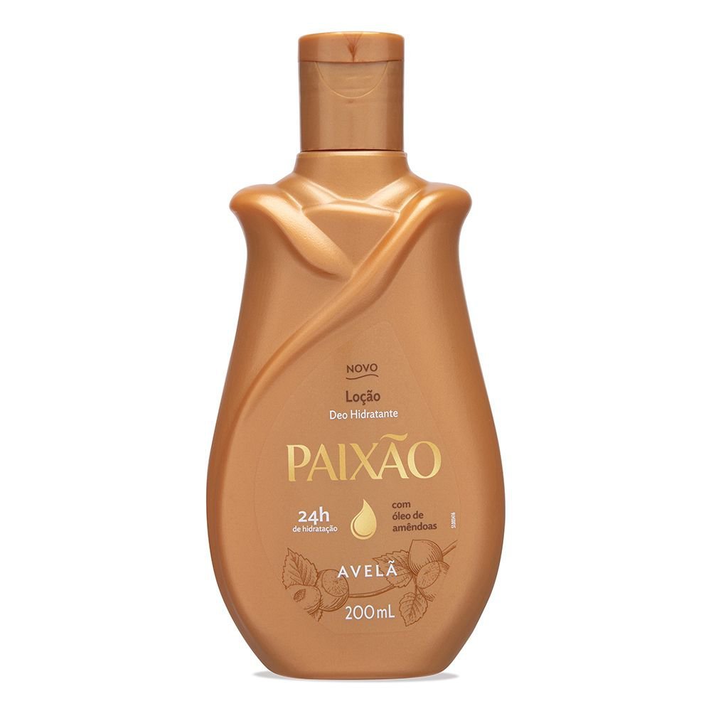 Loção Hidratante Paixão Avelã 200ml em Oferta na Shopee