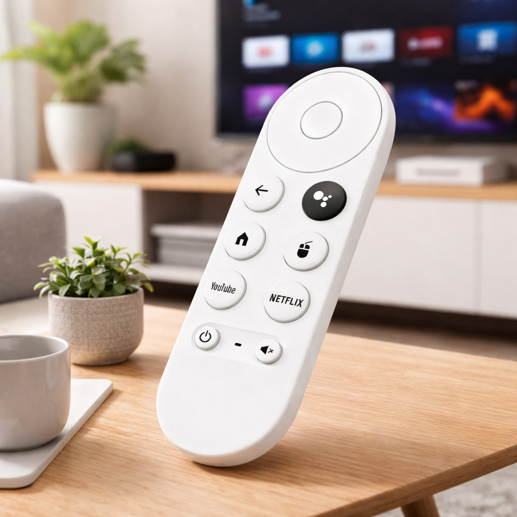 Controle Remoto Universal Smart TV Google TV Chromecast 4K Comando de Voz Infravermelho LE-7642