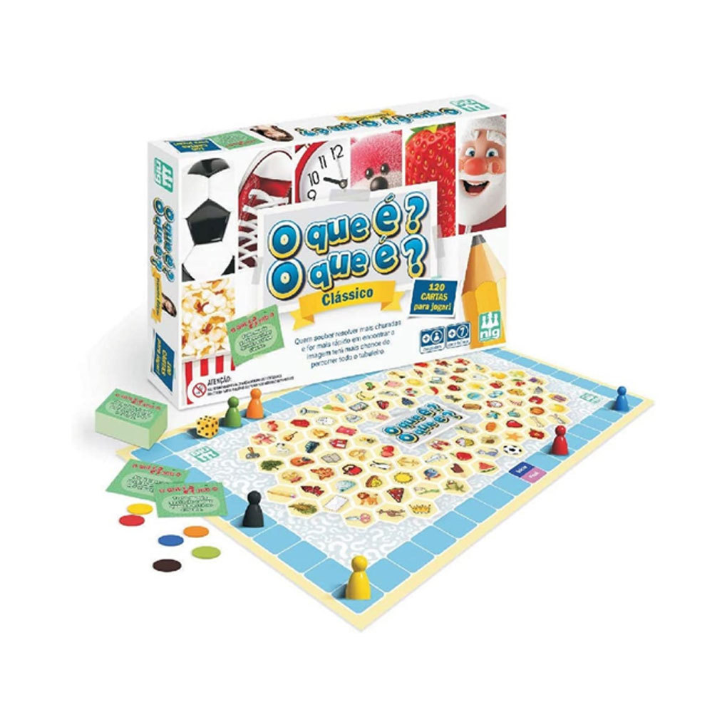 Jogo Infantil O que é, O que é ? Clássico 1132 - Nig em Oferta na Shopee