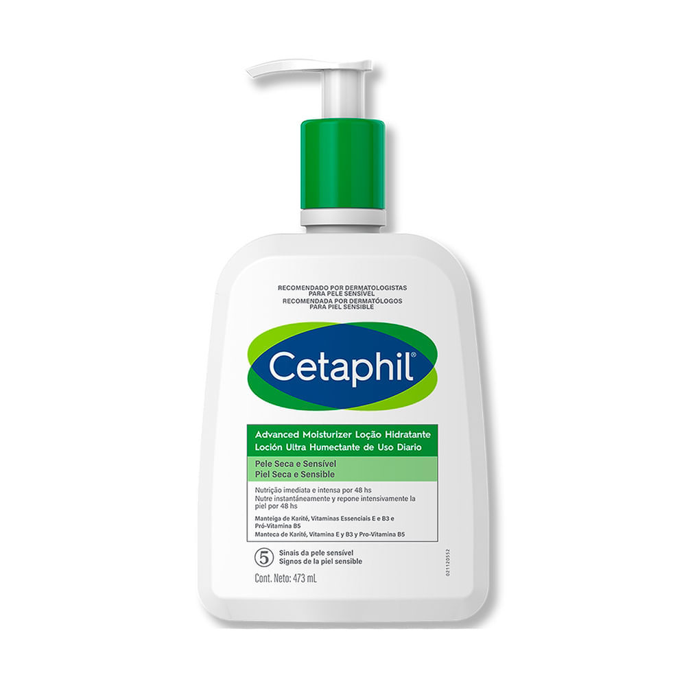 Cetaphil Advanced Moisturizer Galderma Loção Hidratante Pele Seca e Sensível 473ml em Oferta na Shopee