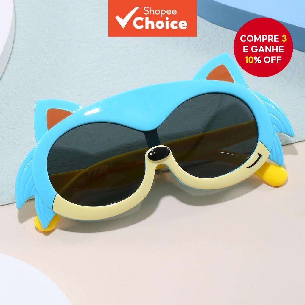 Óculos Infantis Material TPE De Sol Para Crianças Sonic Bonito Bebê Menino E Menina Proteção Solar Novo Estilo