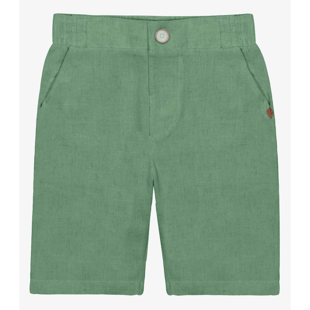 Bermuda Menino Linho Strong Trick Nick Verde em Oferta na Shopee