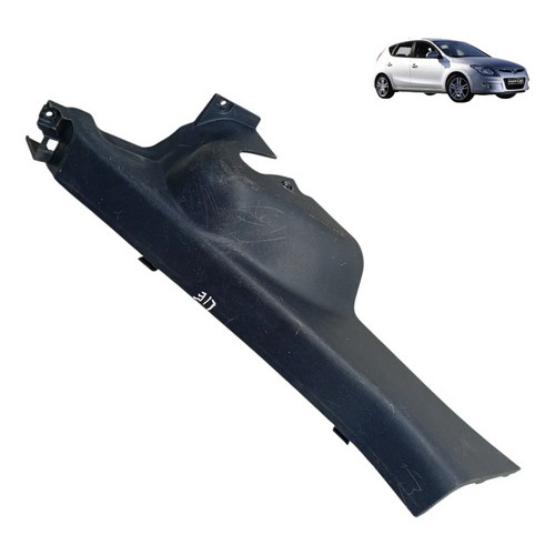 Acabamento Soleira Traseira Hyundai I30 Esquerda 2009 2012 Preto