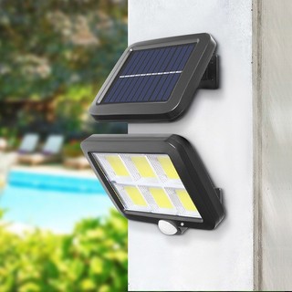 Refletor Solar Com 120 Led Claro Solar Para Jardim Luminária Solar Parede Sensor Presença bom store