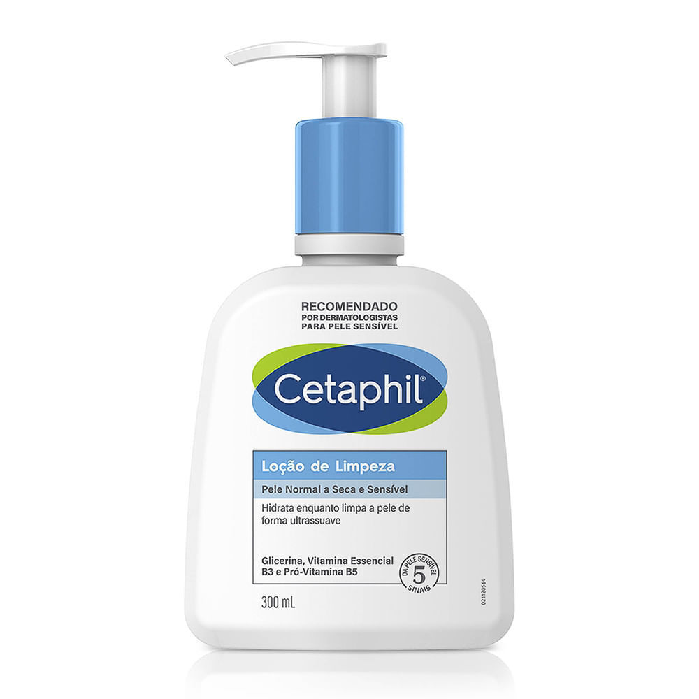 Cetaphil Loção de Limpeza Galderma 300ml em Oferta na Shopee