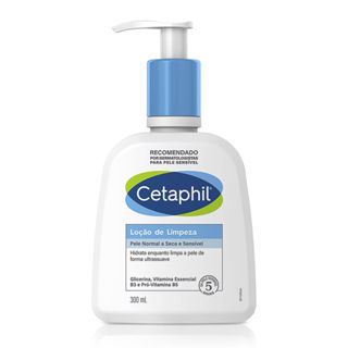 Cetaphil Loção de Limpeza Galderma 300ml em Oferta na Shopee